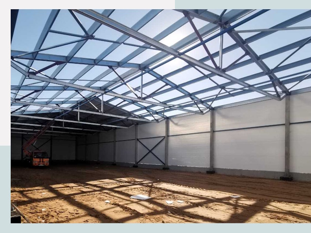 Строительство сенохранилищ в Выборге