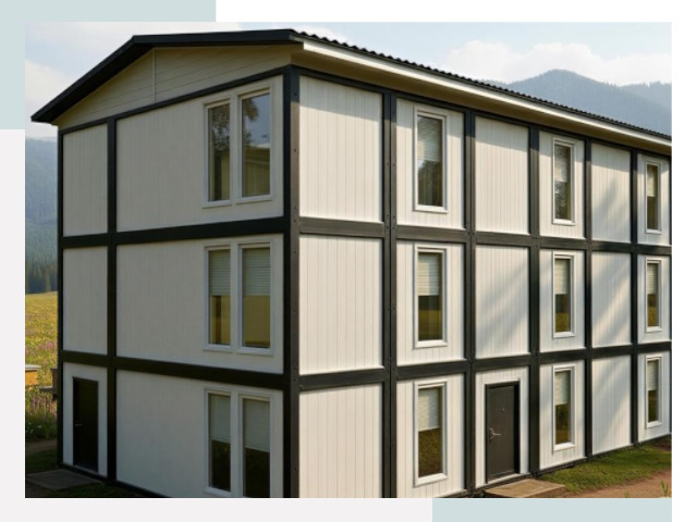 Модульные общежития в Выборге