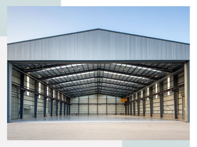 Большие ангары в Выборге