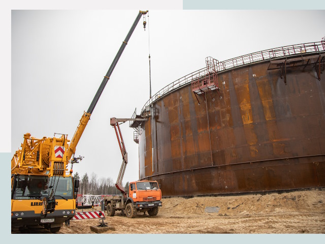 Монтаж резервуаров в Выборге от 613 руб. за м³