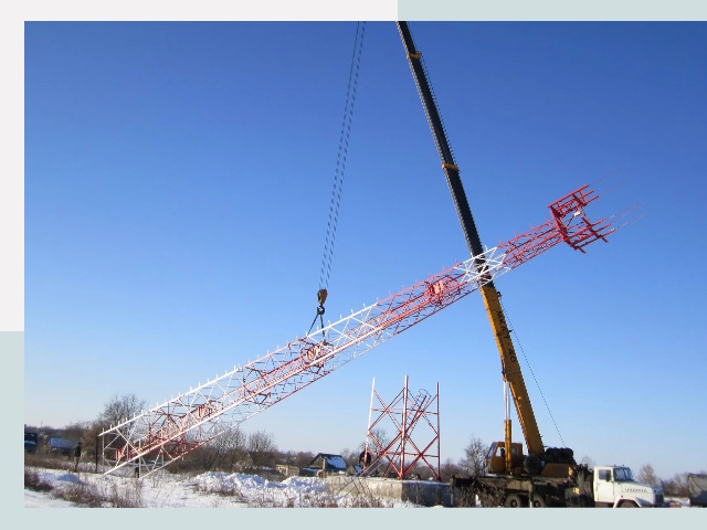 Строительство башен связи в Выборге от 613 руб.