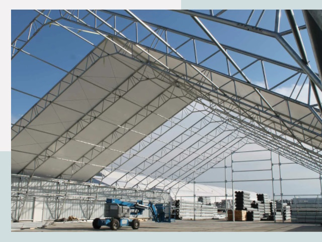 Каркасно-тентовые сооружения от СтальСтрой-Вбр по цене 613 руб.