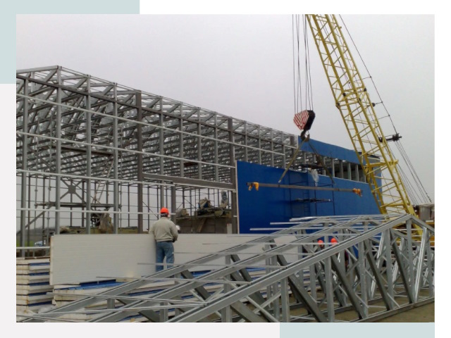 Монтаж ангаров в Выборге