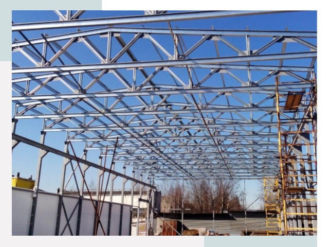 Металлокаркасы для складов в Выборге